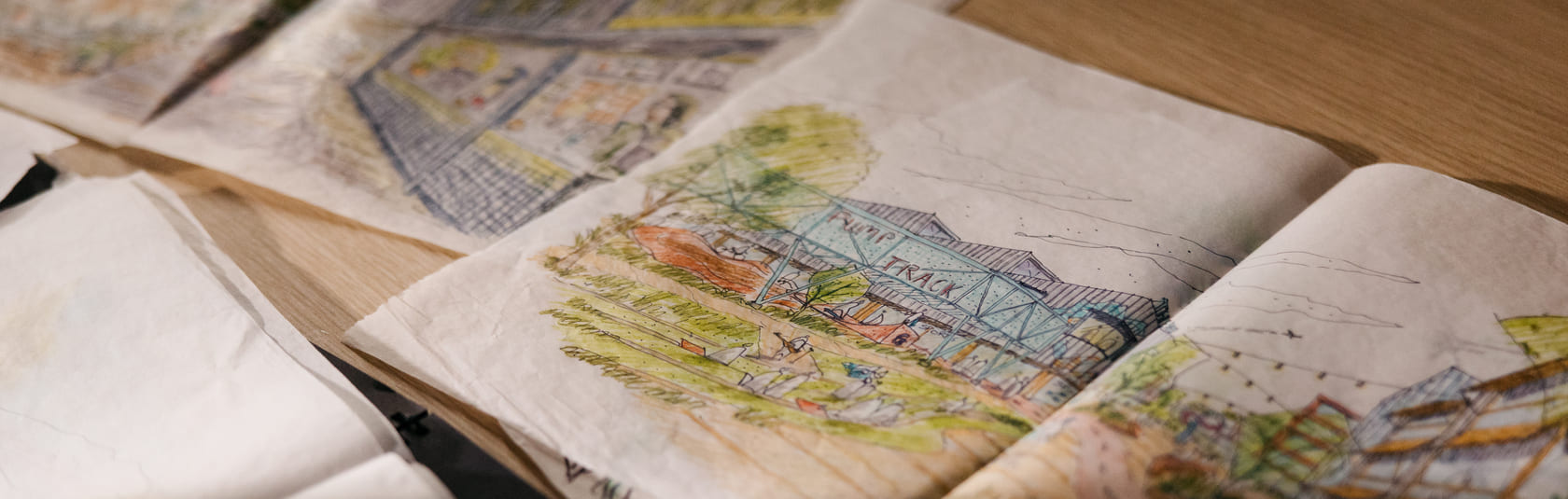 Sketch of future Dunreath Green